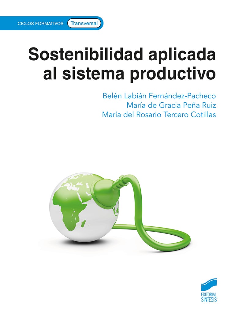 Portada del título sostenibilidad aplicada al sistema productivo